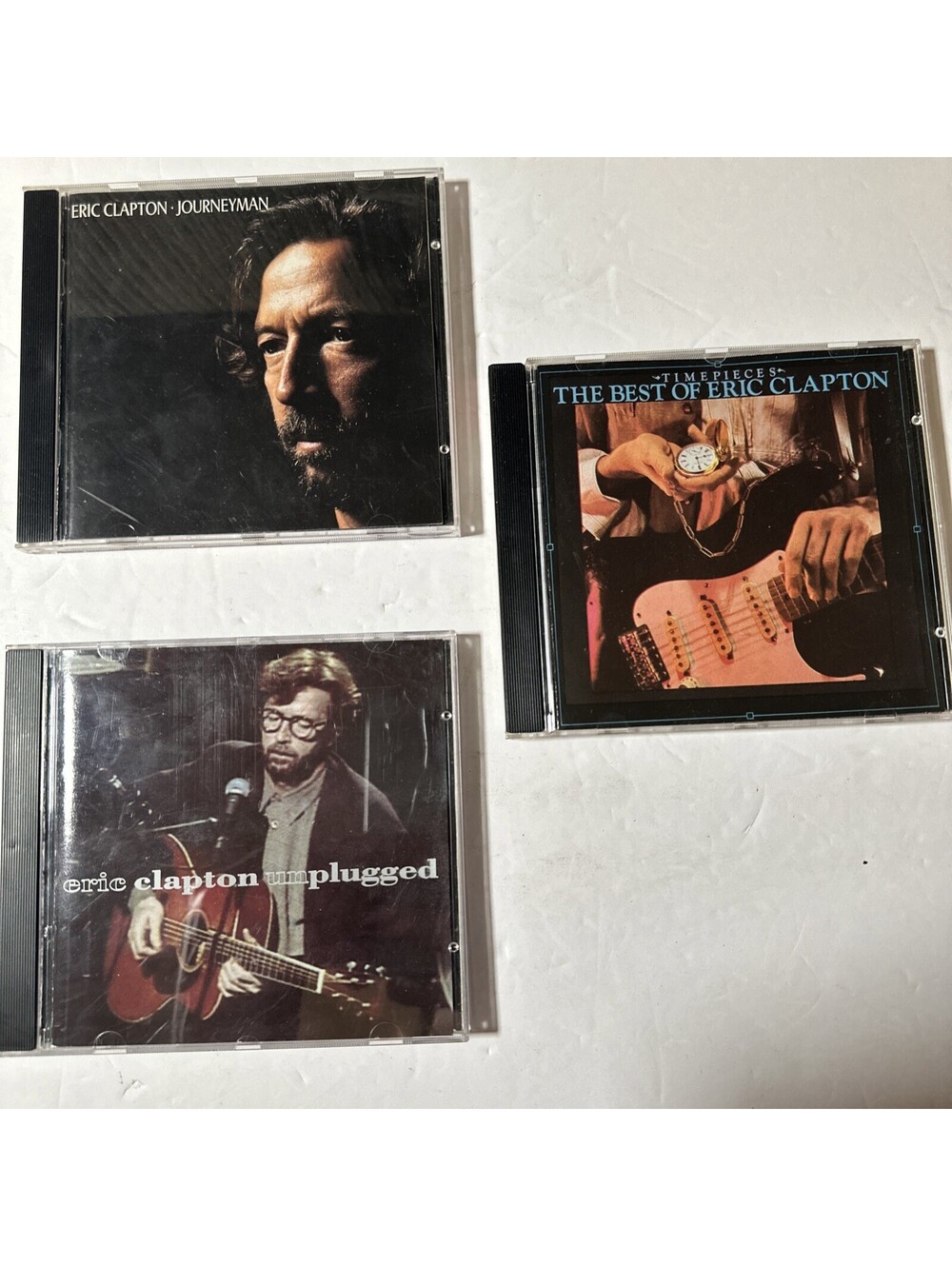 Eric Clapton CD Lot of 3 Unplugged Journeyman Time Pieces Best Of